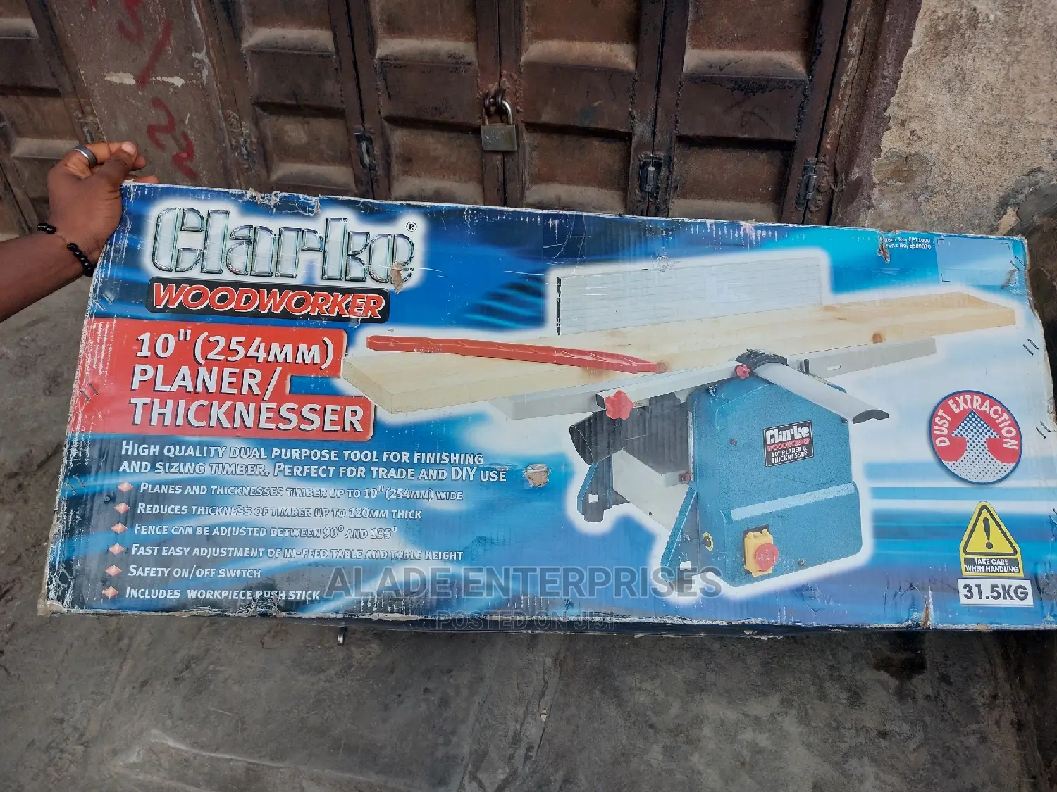 Clarke Industrial Thickness Planer 10 Inches Cpt1000 254mm