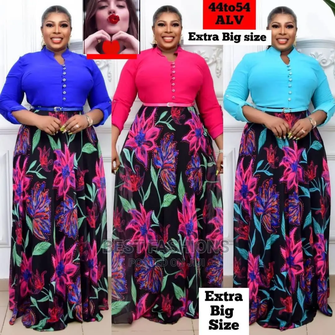 Elegant Ladies Long Floral Gown