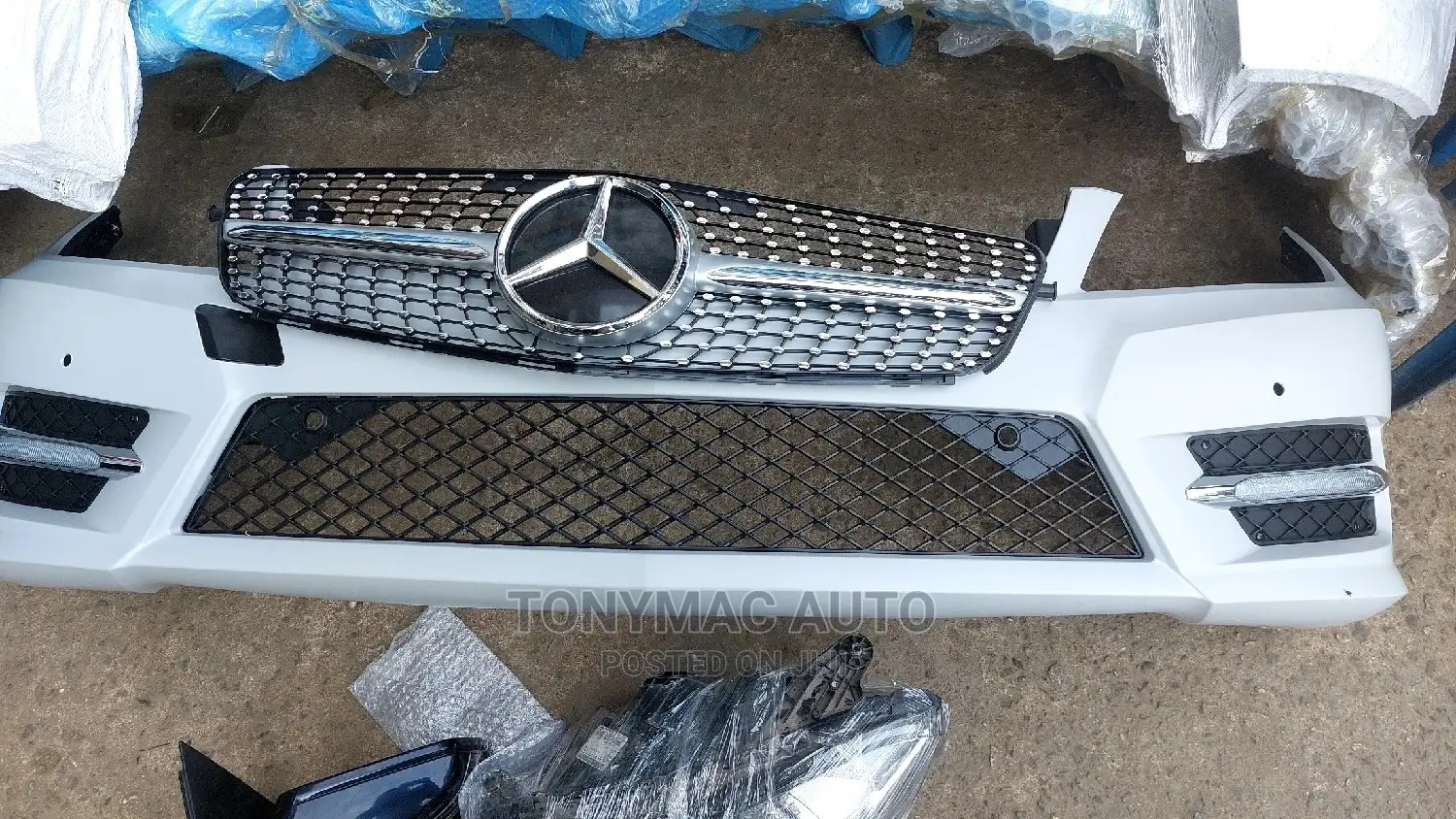 Mercedes-benz C300 2010 To 2013 Front Bumper,Front Grille