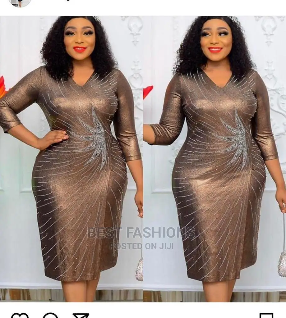 Elegant Ladies Dinner Short Gown