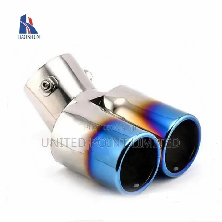 Car Universal Double Stainless Exhaust Pipe Cover