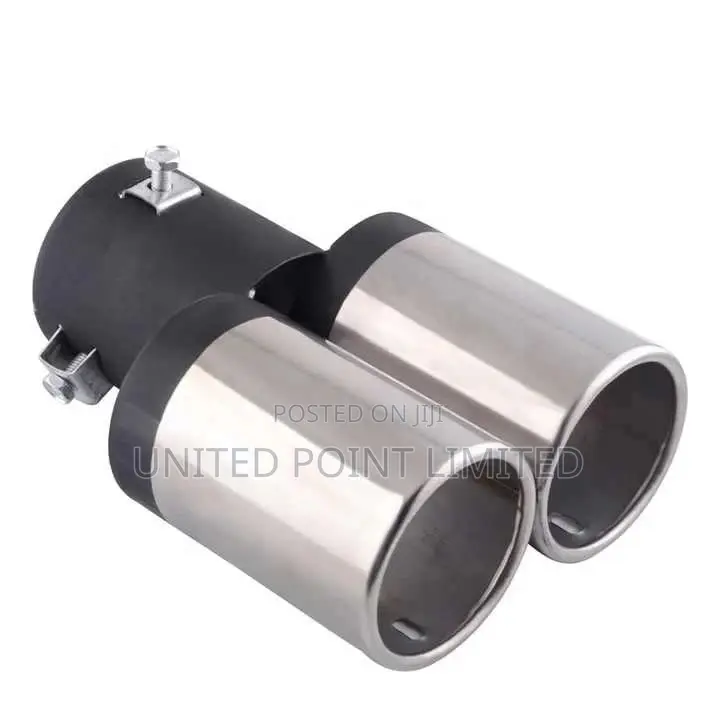 Car Universal Double Stainless Exhaust Pipe Cover