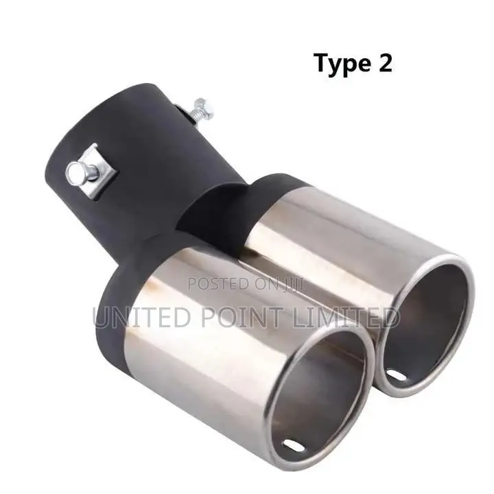 Car Universal Double Stainless Exhaust Pipe Cover