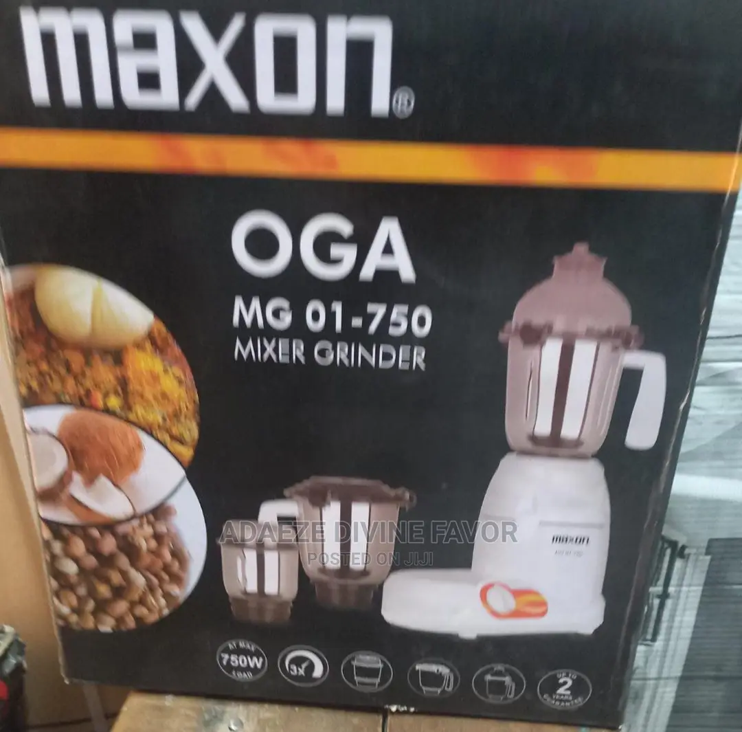 New Maxon Oga MG 01-750 Mixer Grinder 750W
