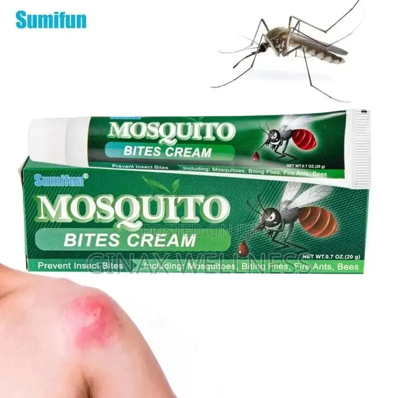 Mosquito Bites and Repellent Cream