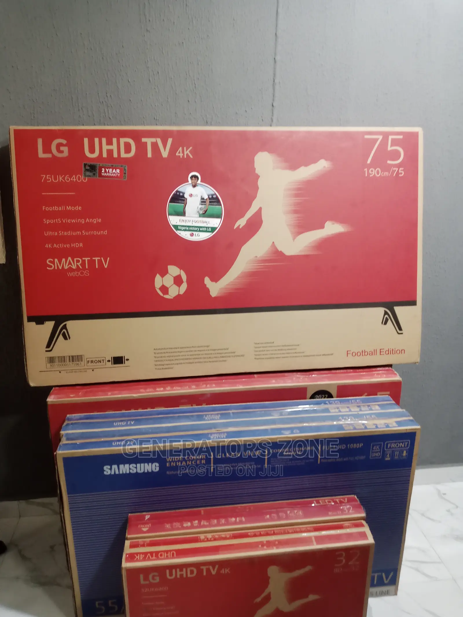 Brand New 75 Inch Smart Tv+Netflix and Youtube