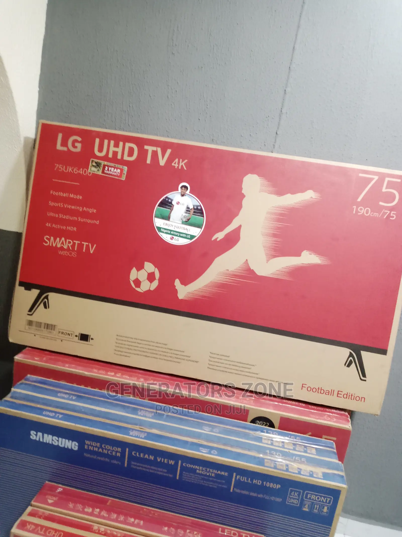 Brand New 75 Inch Smart Tv+Netflix and Youtube