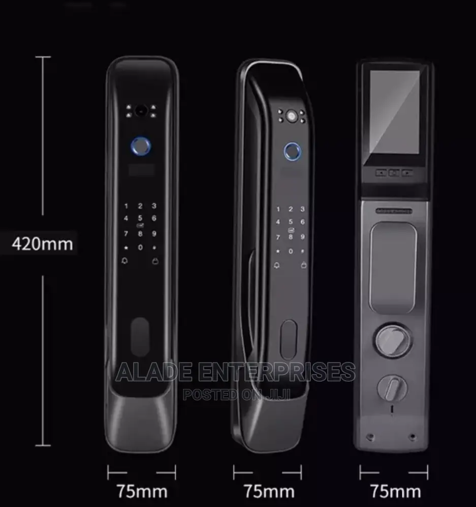 Smart Lock With Video Doorbell, Mobile Image and Remote Open