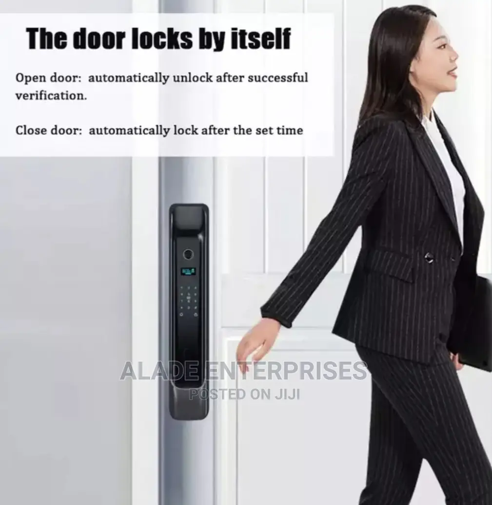 Smart Lock With Video Doorbell, Mobile Image and Remote Open