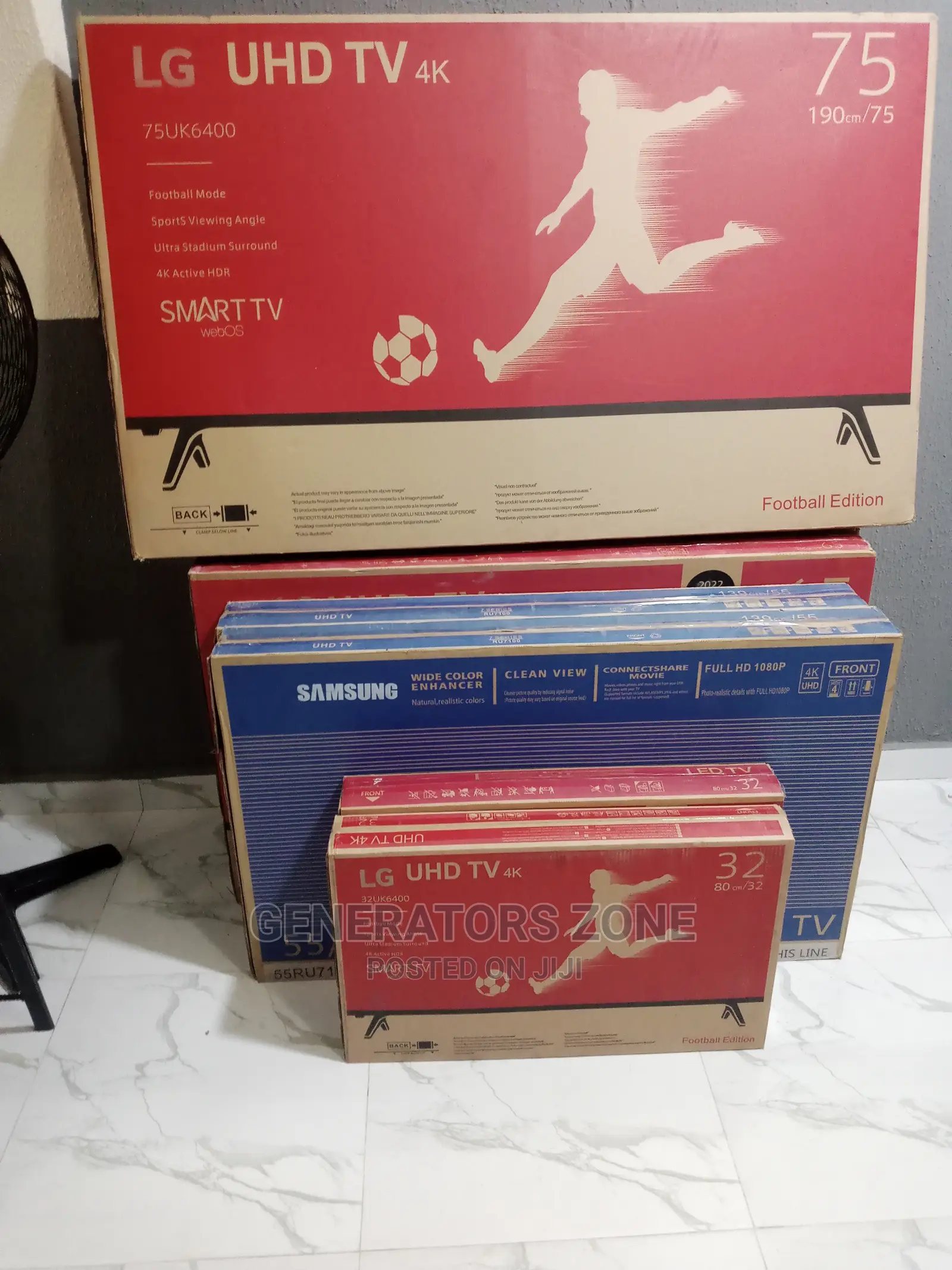 LG 75'' Smart Brand New TV With Youtube Netflix