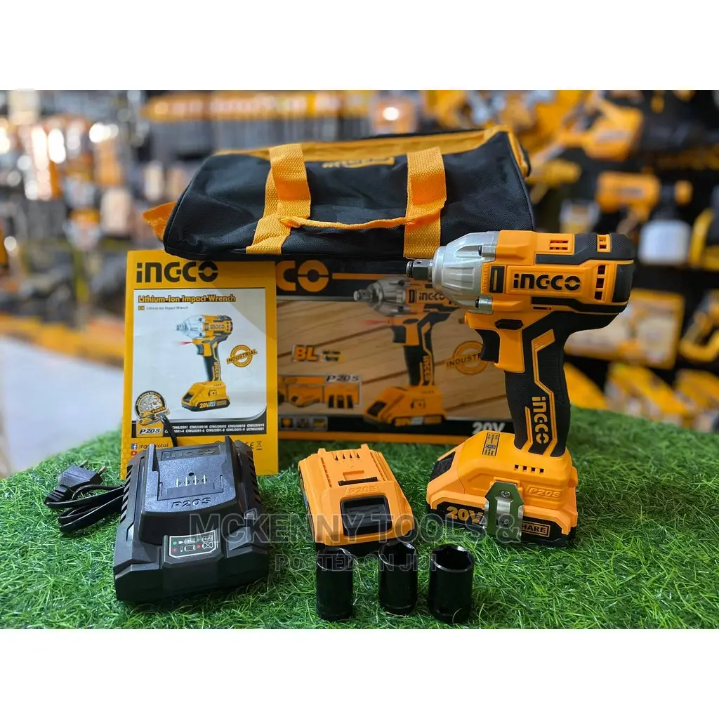 Ingco Li-Ion Impact Wrench Brushless Motor 20v