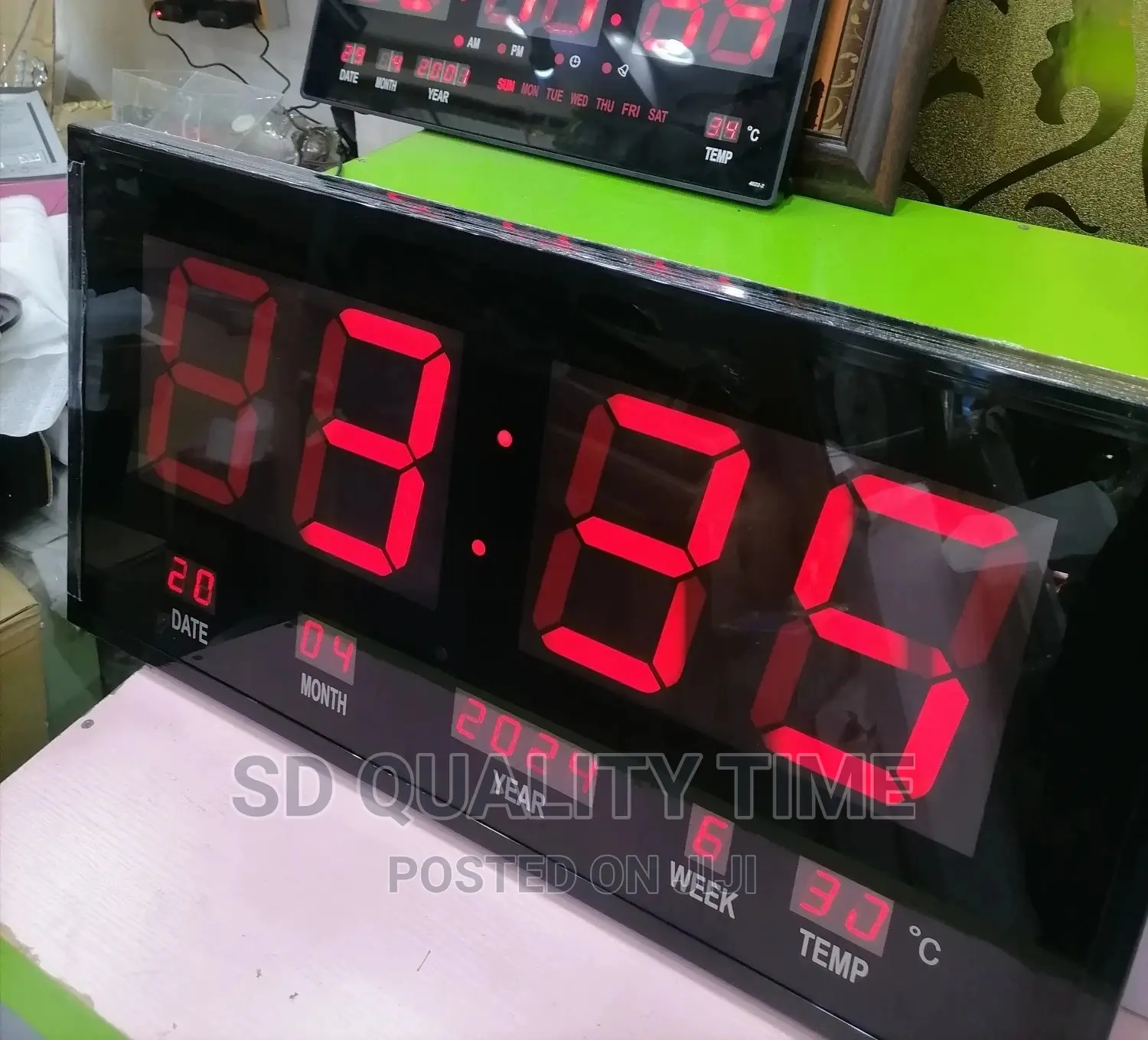 Big Led Digital Wall Clock (28' by 14' Inches)