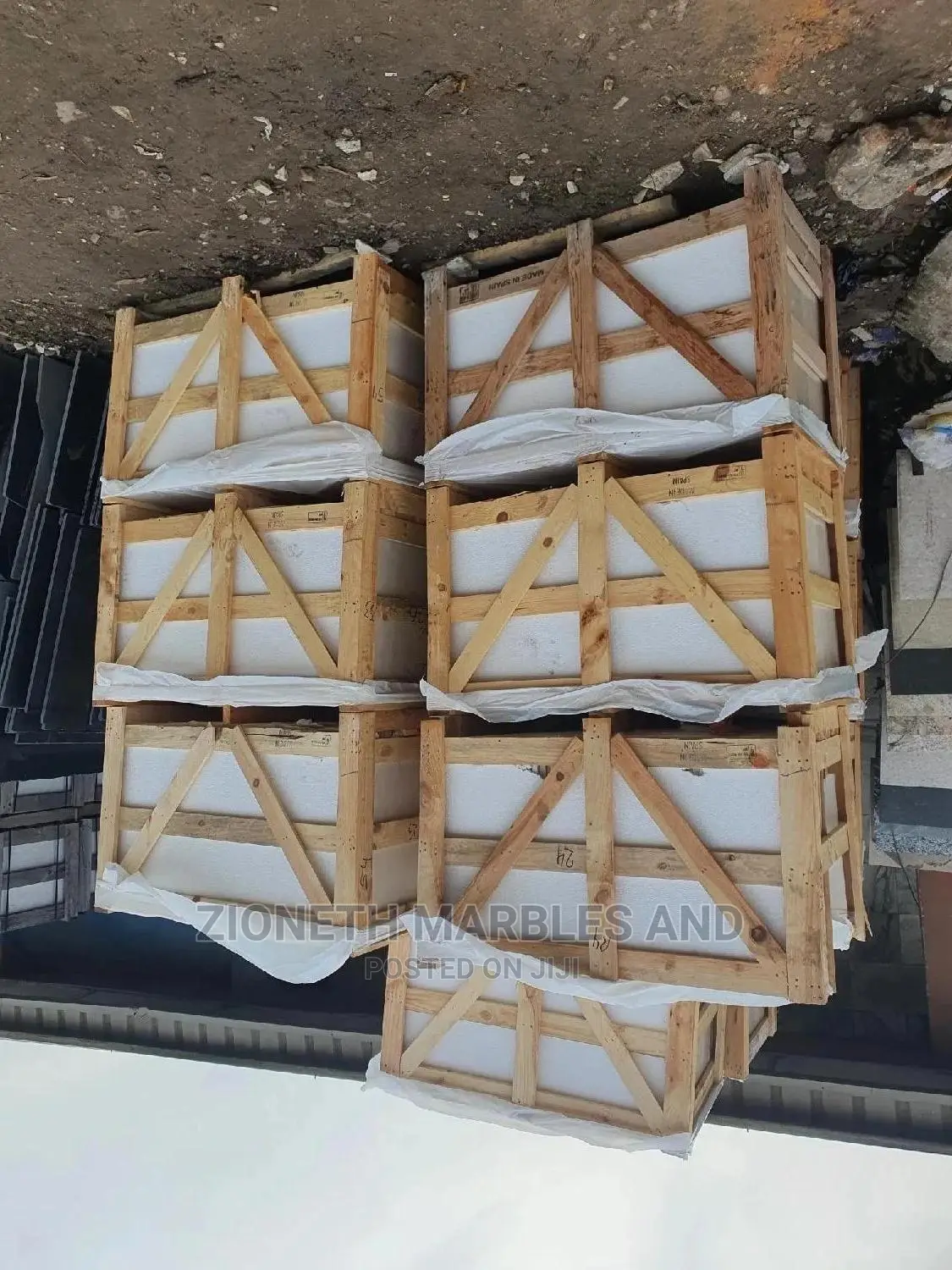 High Quality 60X60 Spanish Crema Marfil Marble Tiles 2cm