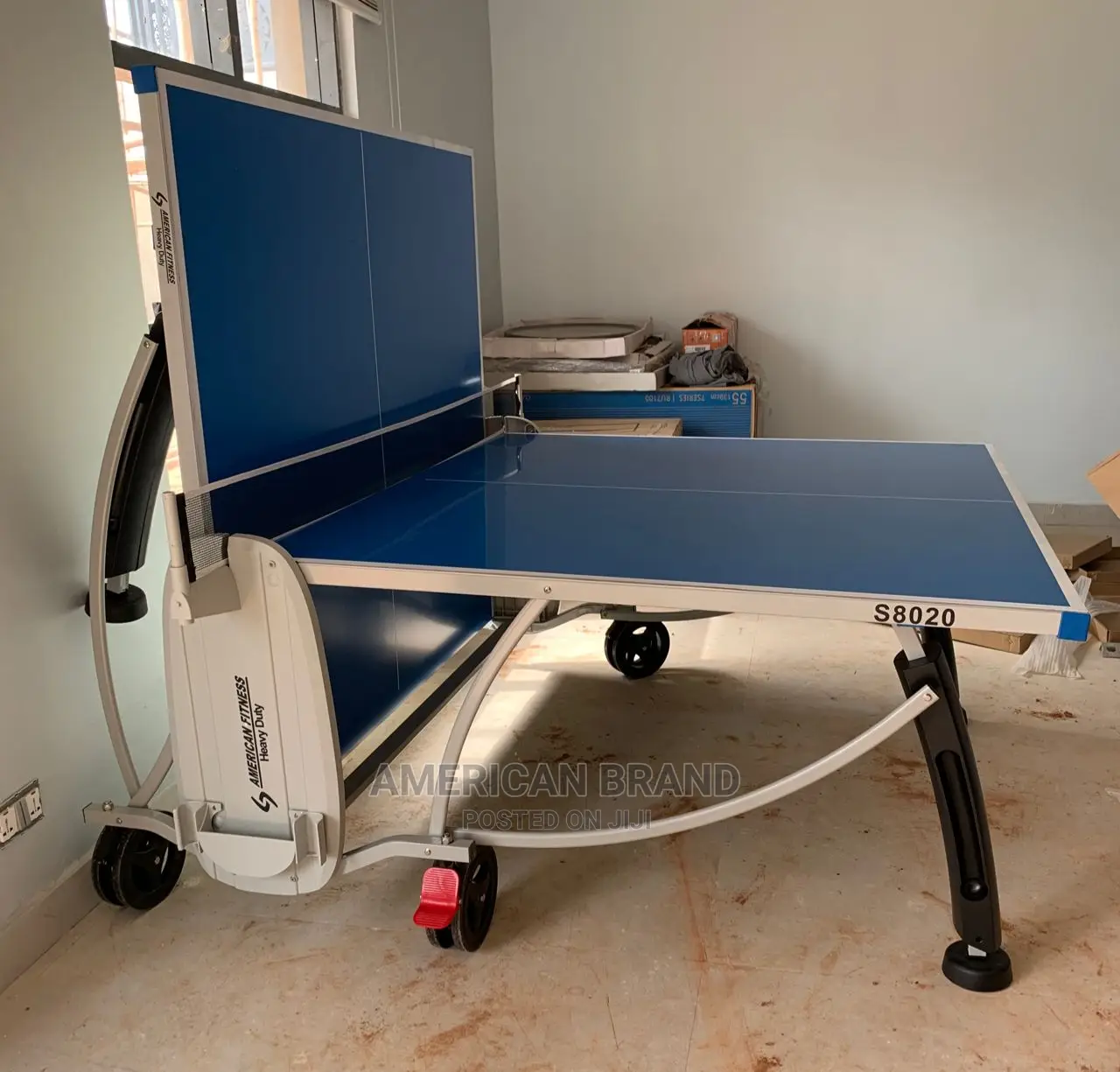 Commercial Table Tennis Board With Big Tires (Waterproof)