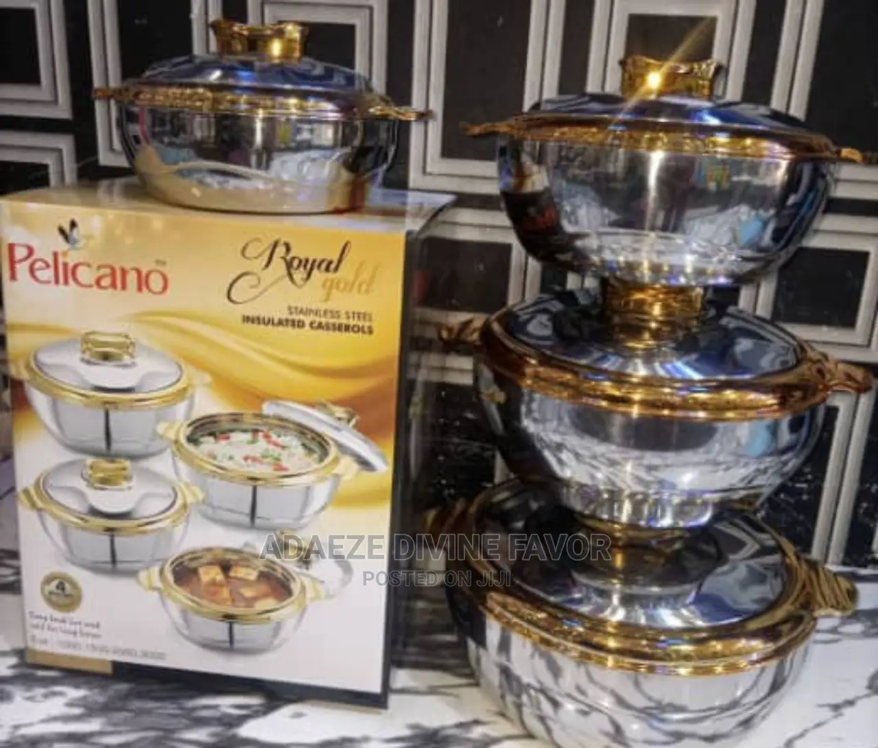 Pelicano Stainless Steel Insulated Casserole