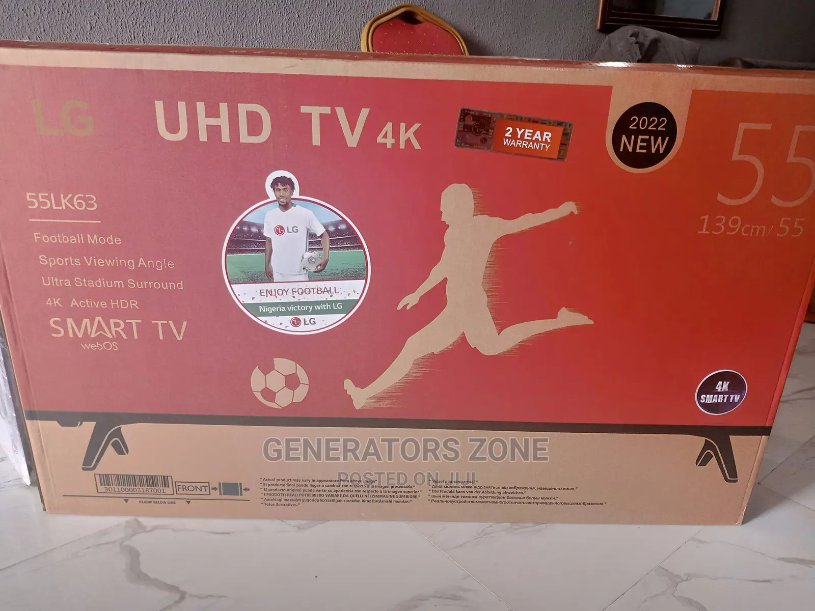 New Smart TV 55''+ Netflix and Youtube