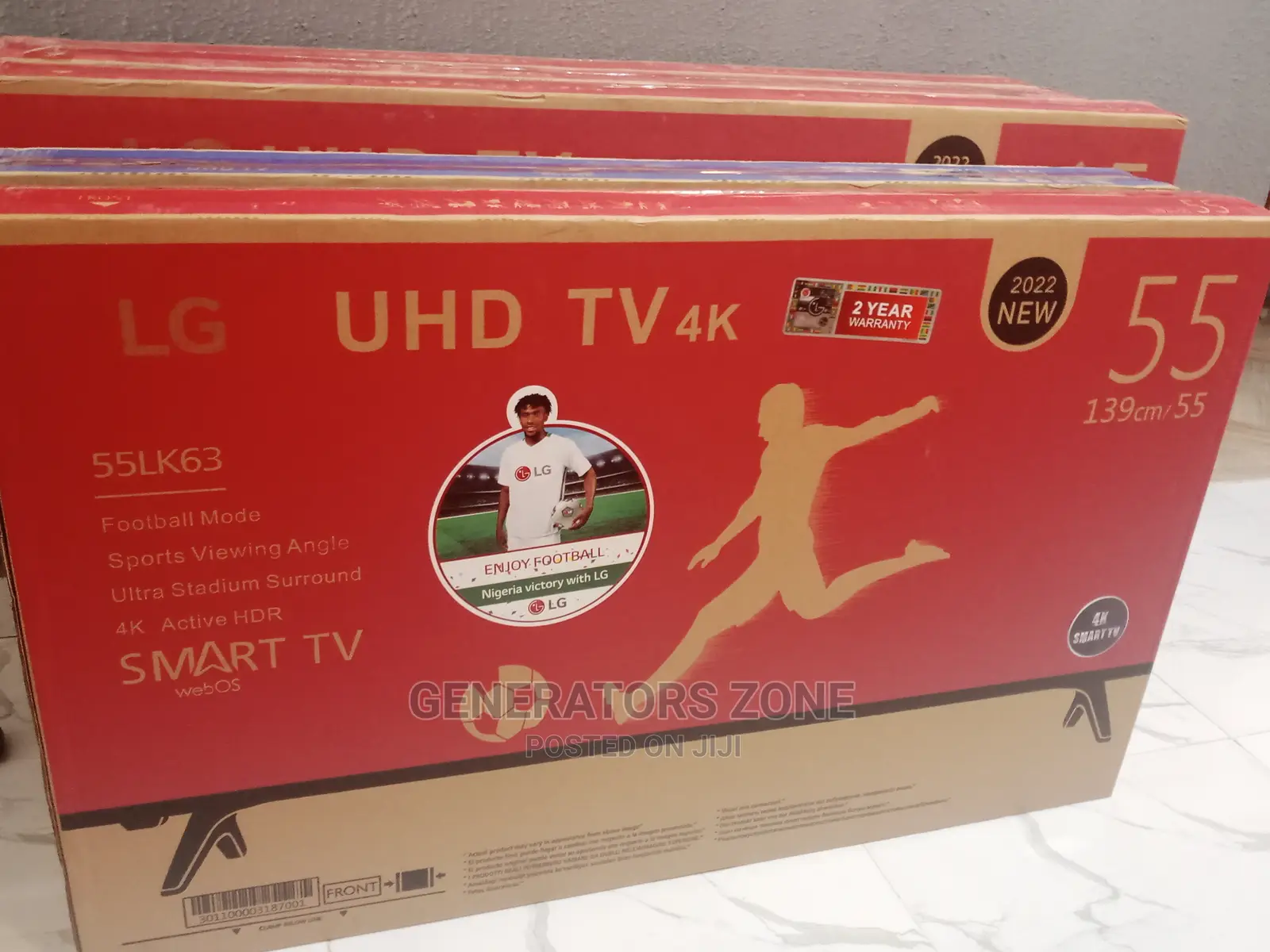 LG Standard New 55'' TV + Youtube and Netflix