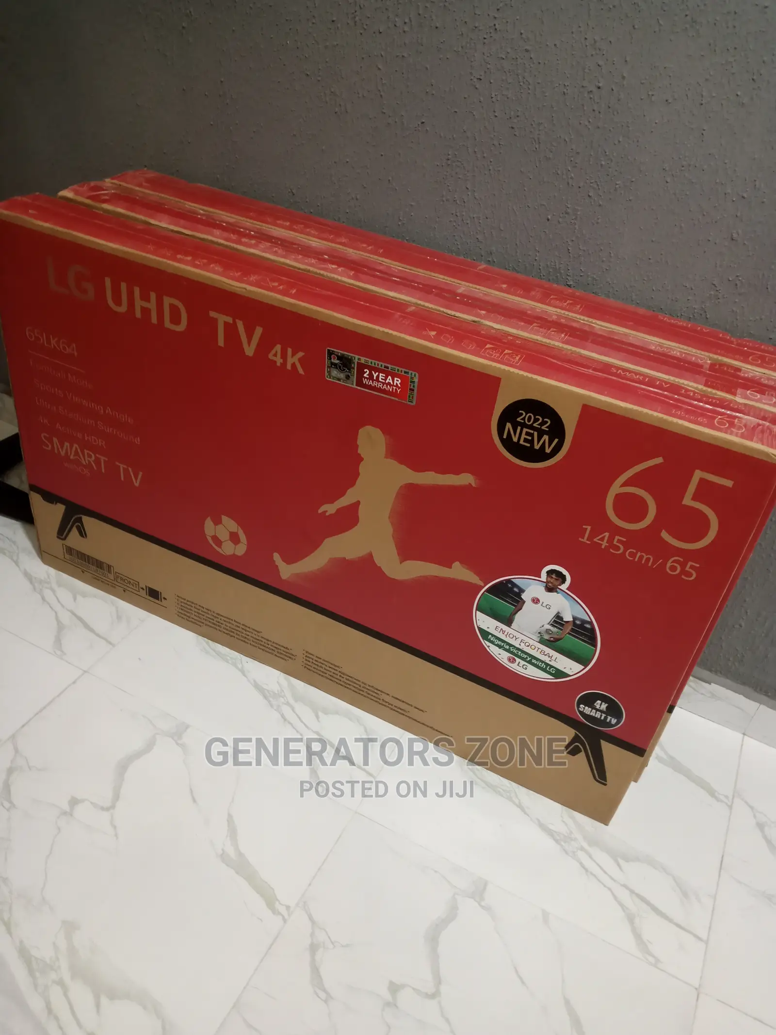 Brand New 65'' LG Smart TV + Youtube and Netflix