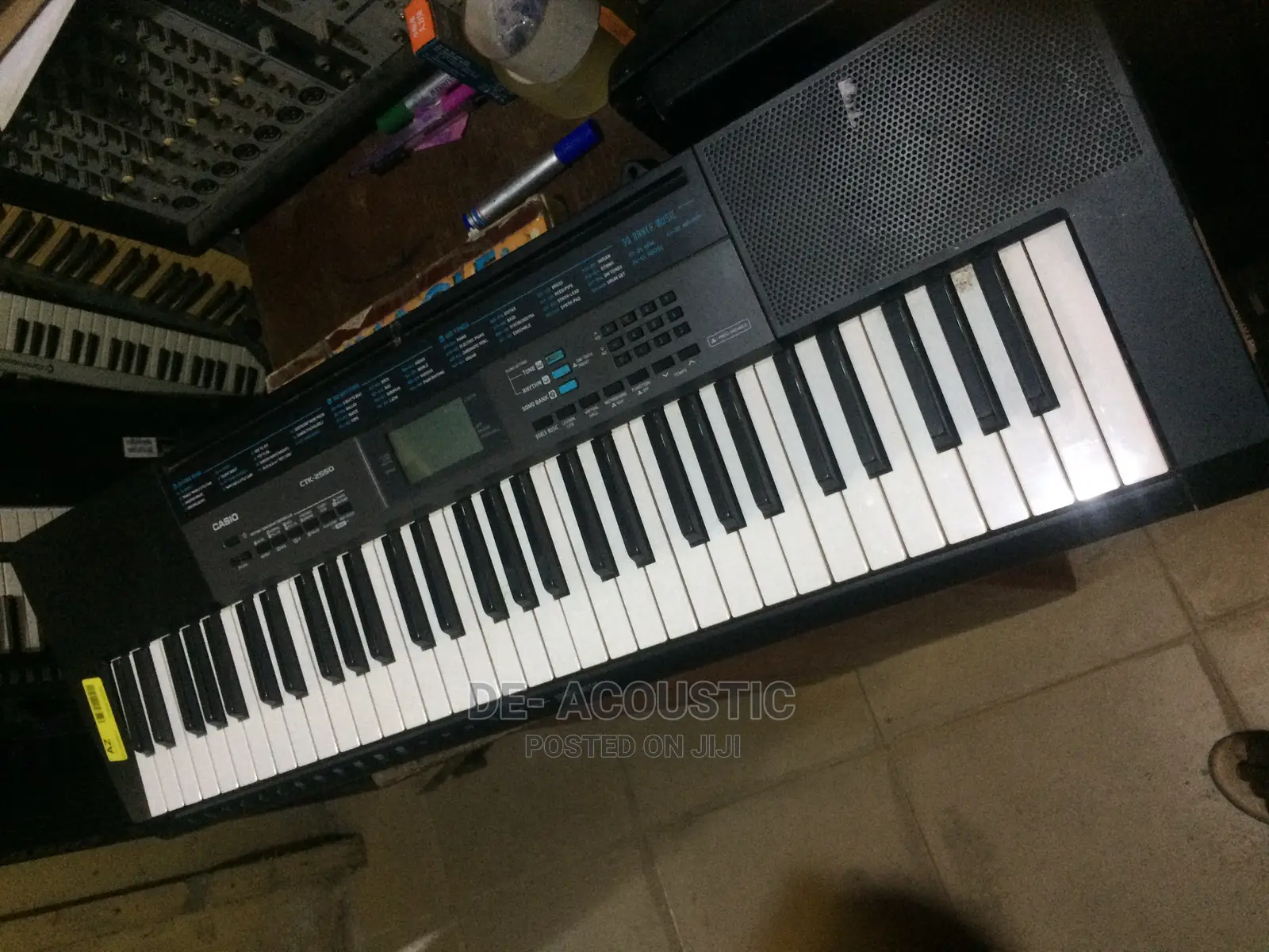 Casio CTK-2550 61-Key Portable Keyboard, Black, CTK2550