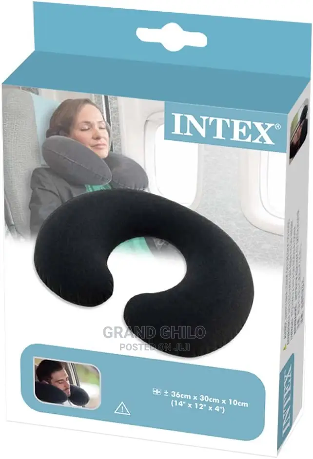 Intex Inflatable Travel Pillow Head Rest Cushion