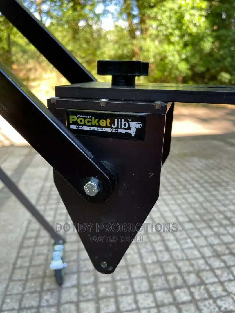 High Capacity K-Pod Tripod With Kessler Pocket Jib Crane