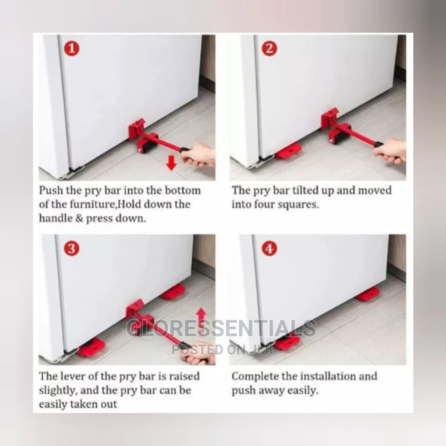 Furniture Lifter Heavy Duty Mover Tool Set With Pads
