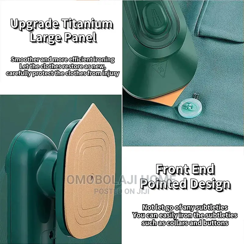 Micro Steam Handheld Wet and Dry Iron for Travel and Home