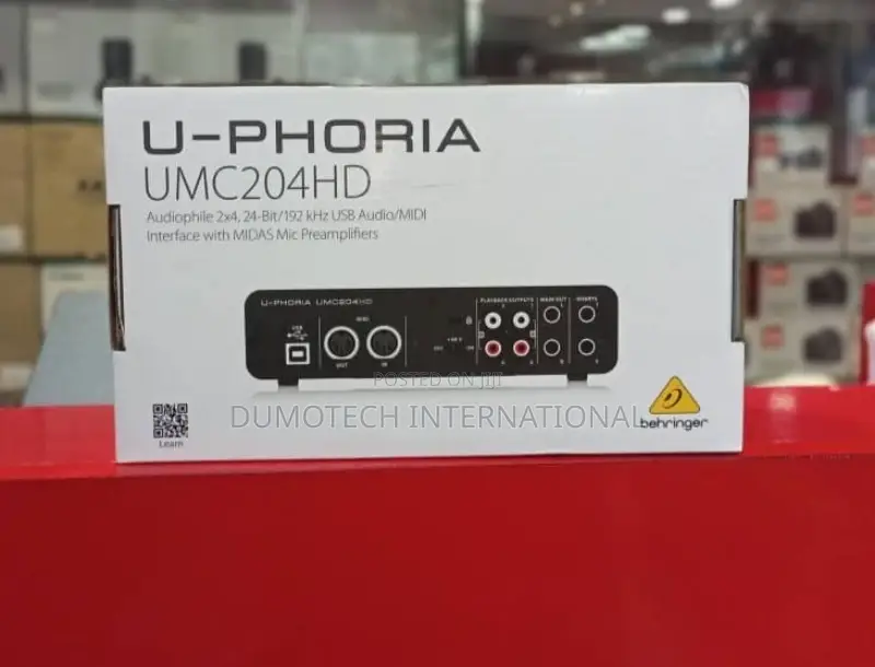 Berhinger U- Phoria UMC204HD USB Audio Interface