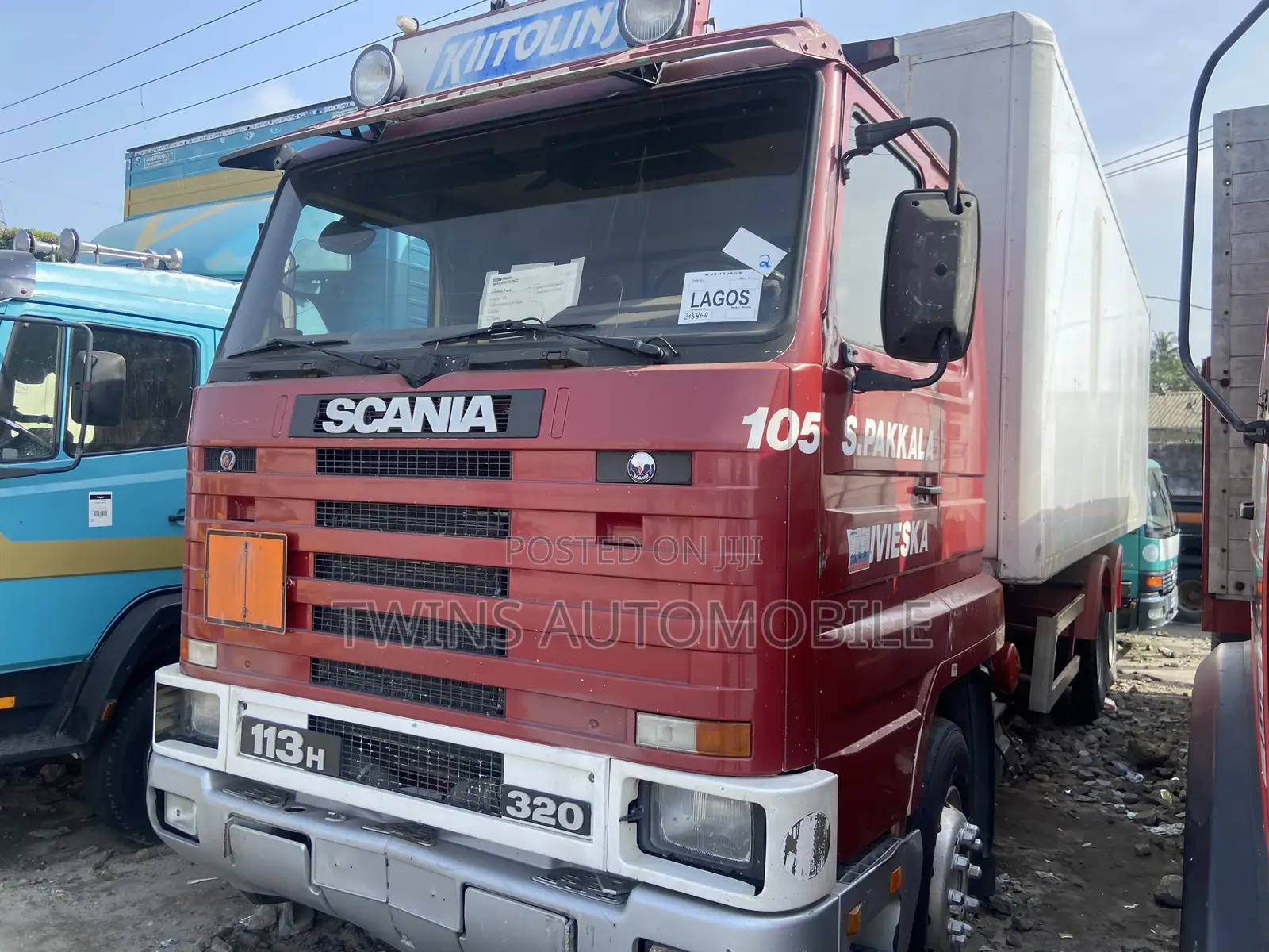 Scania Container Body 10 Tyres
