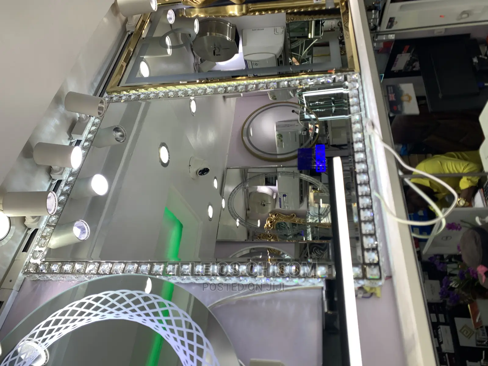 Crystal LED Mirror With WI-FI