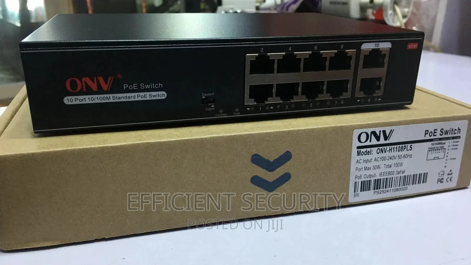 Onvi Poe Switch 8port