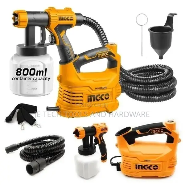 Ingco Electric HVLP Paint Sprayer Gun 550W