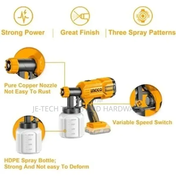 20V Lithium-Ion Cordless Spray Paint Gun CSGLI2001