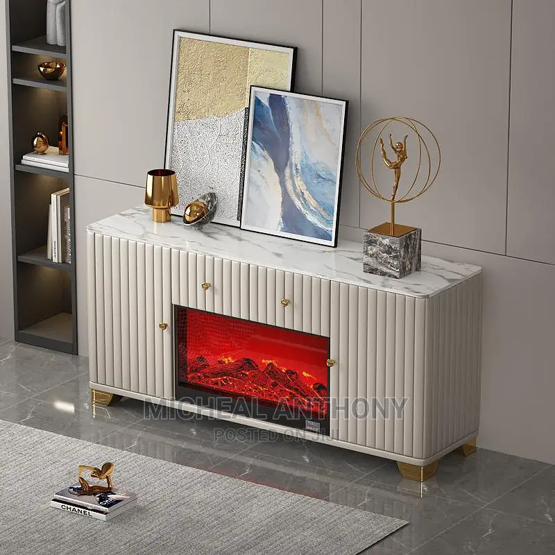 Today Design Tv Stand With Fireplate