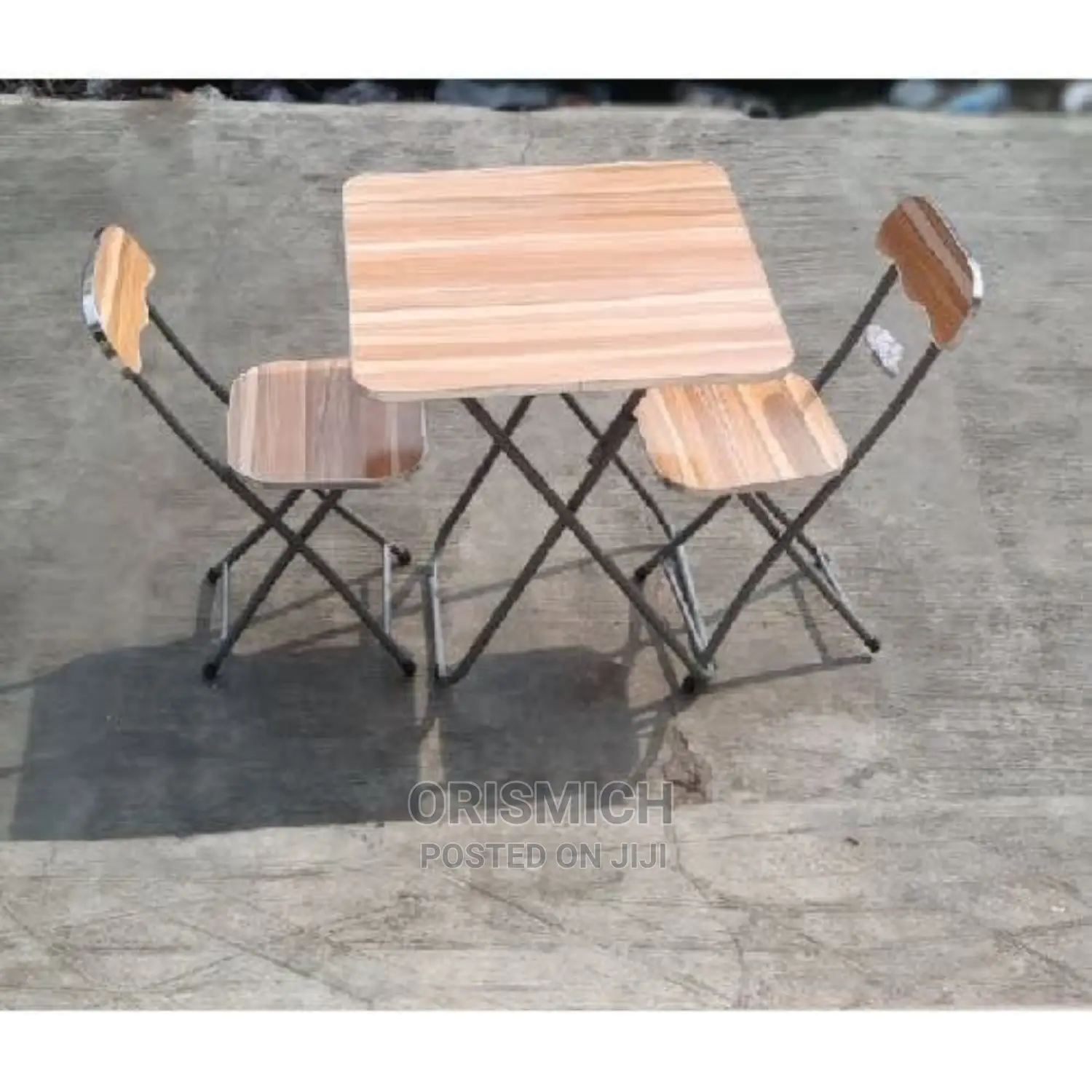Adjustable Foldable Table With Chairs