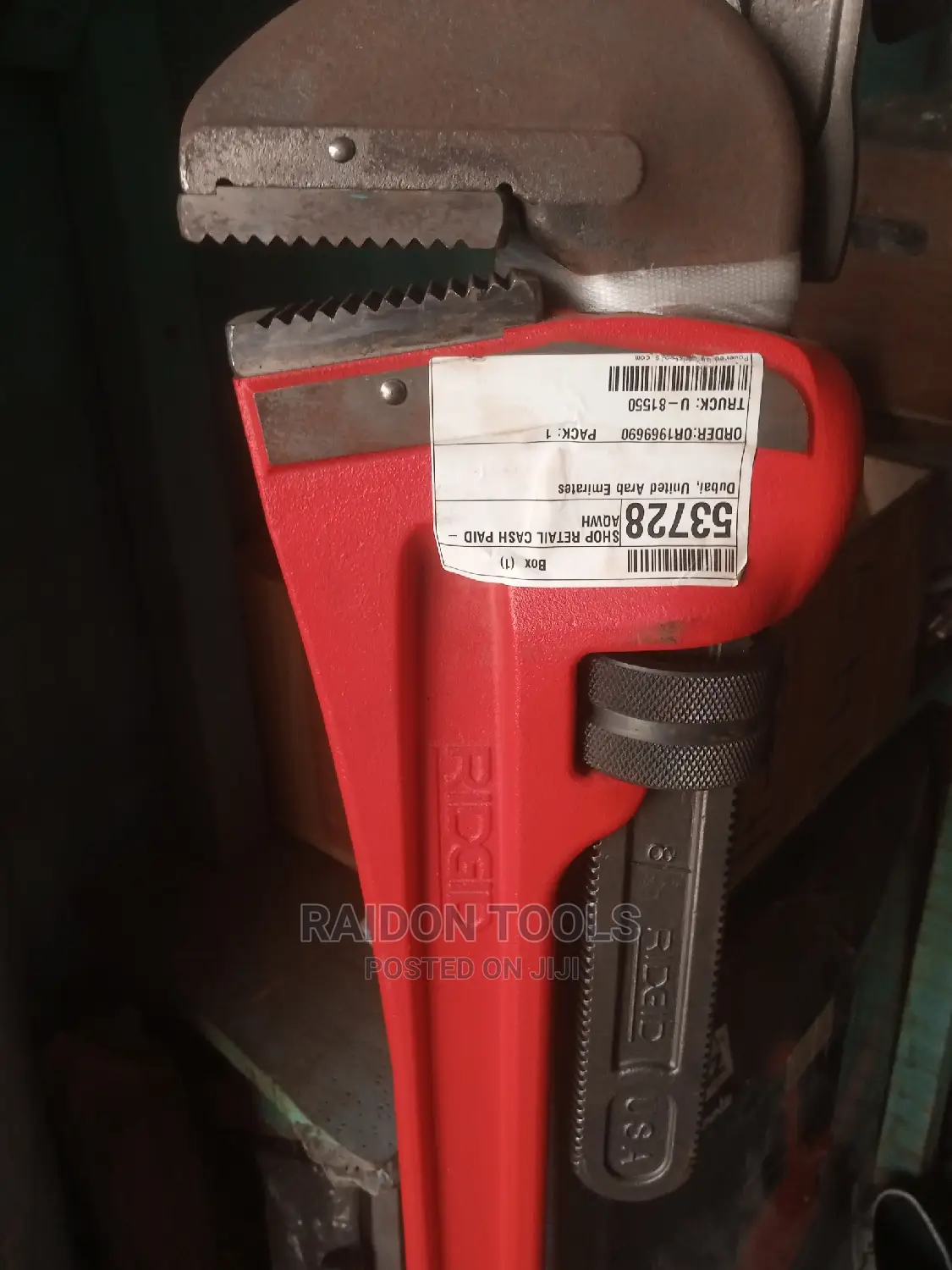60" Pipe Wrench, Made in USA