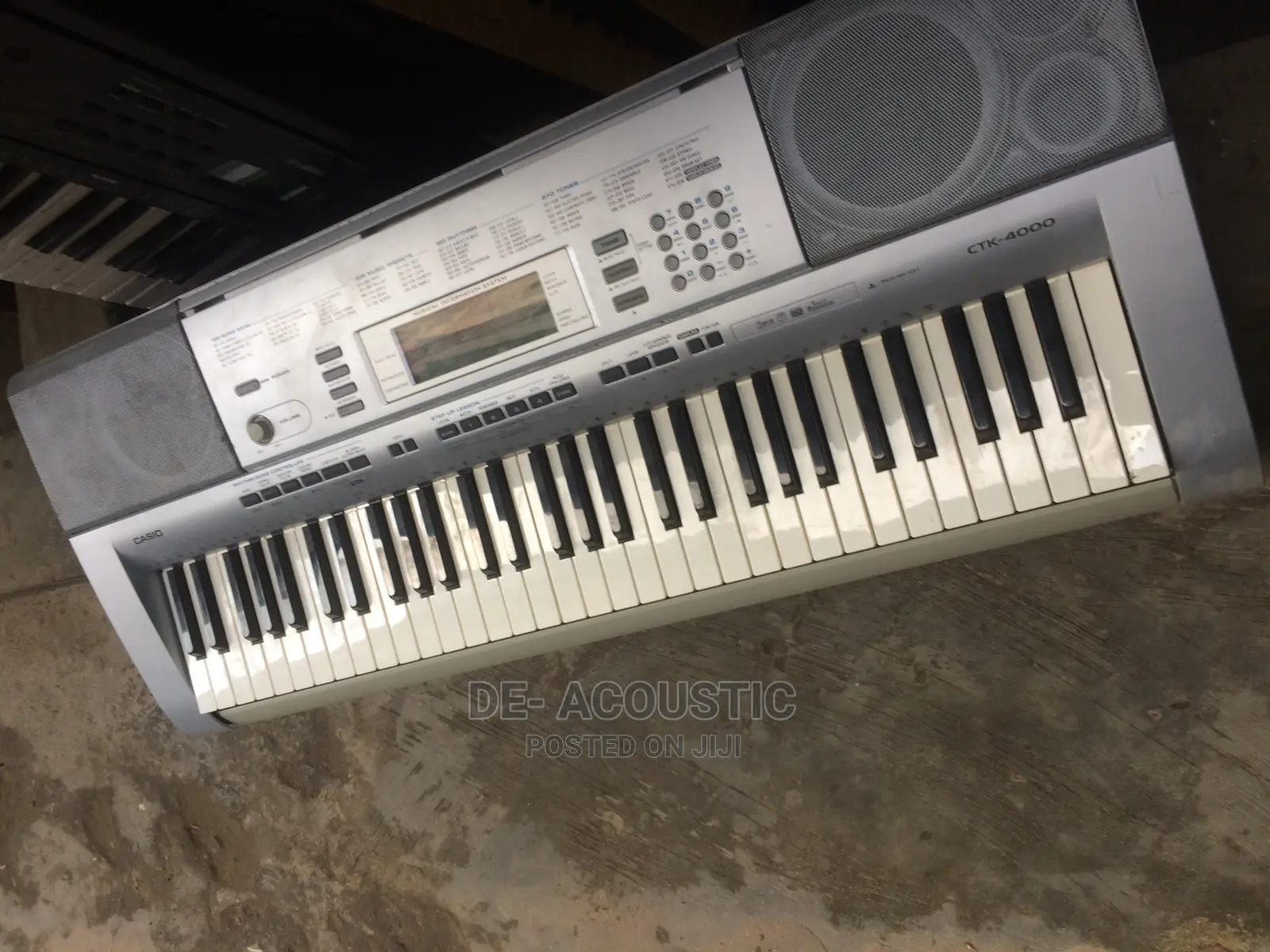 Casio CTK-4000 Personal Keyboard, 61-Key, With MP3 Connect