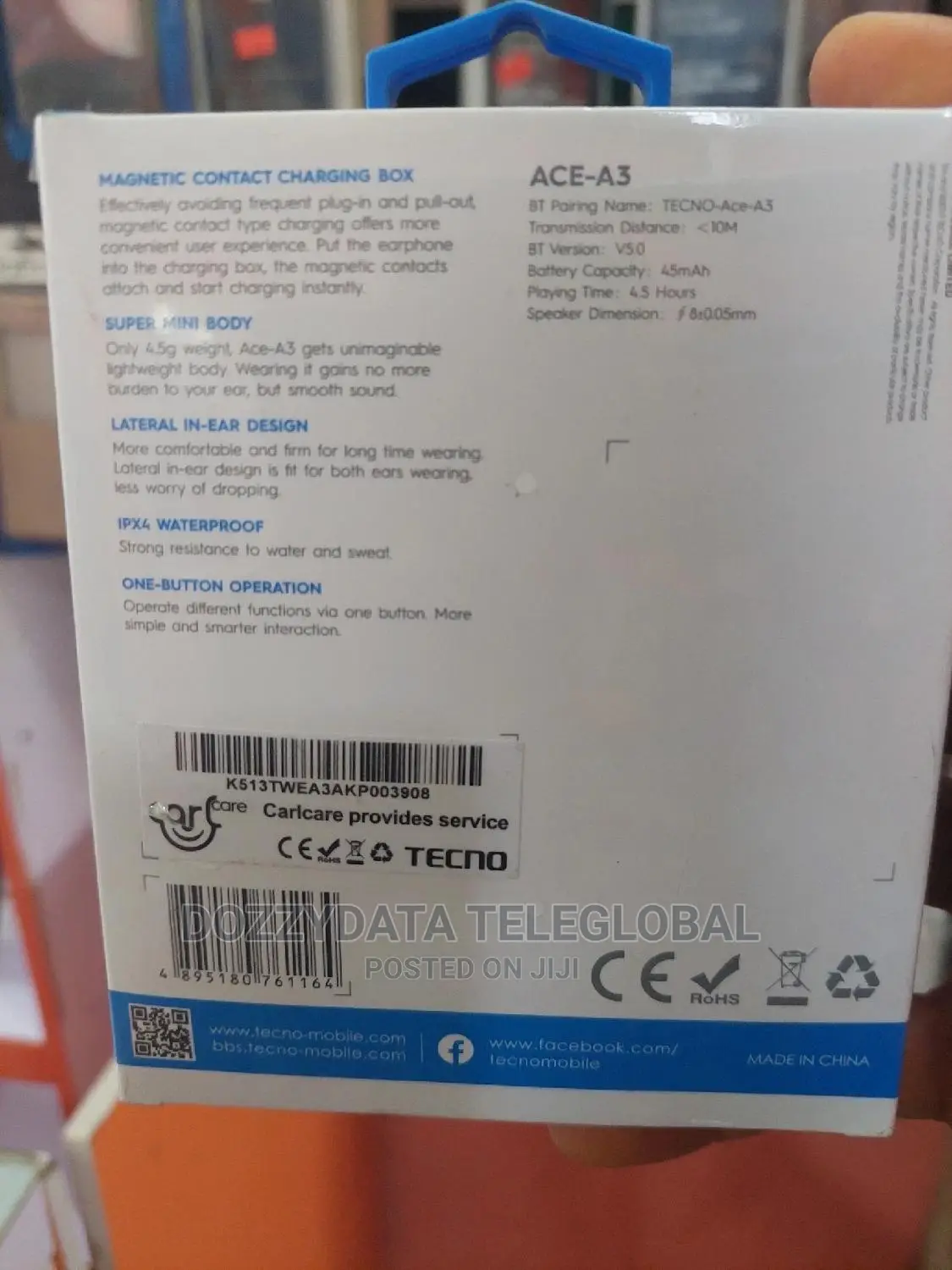 Tecno Ace-A3