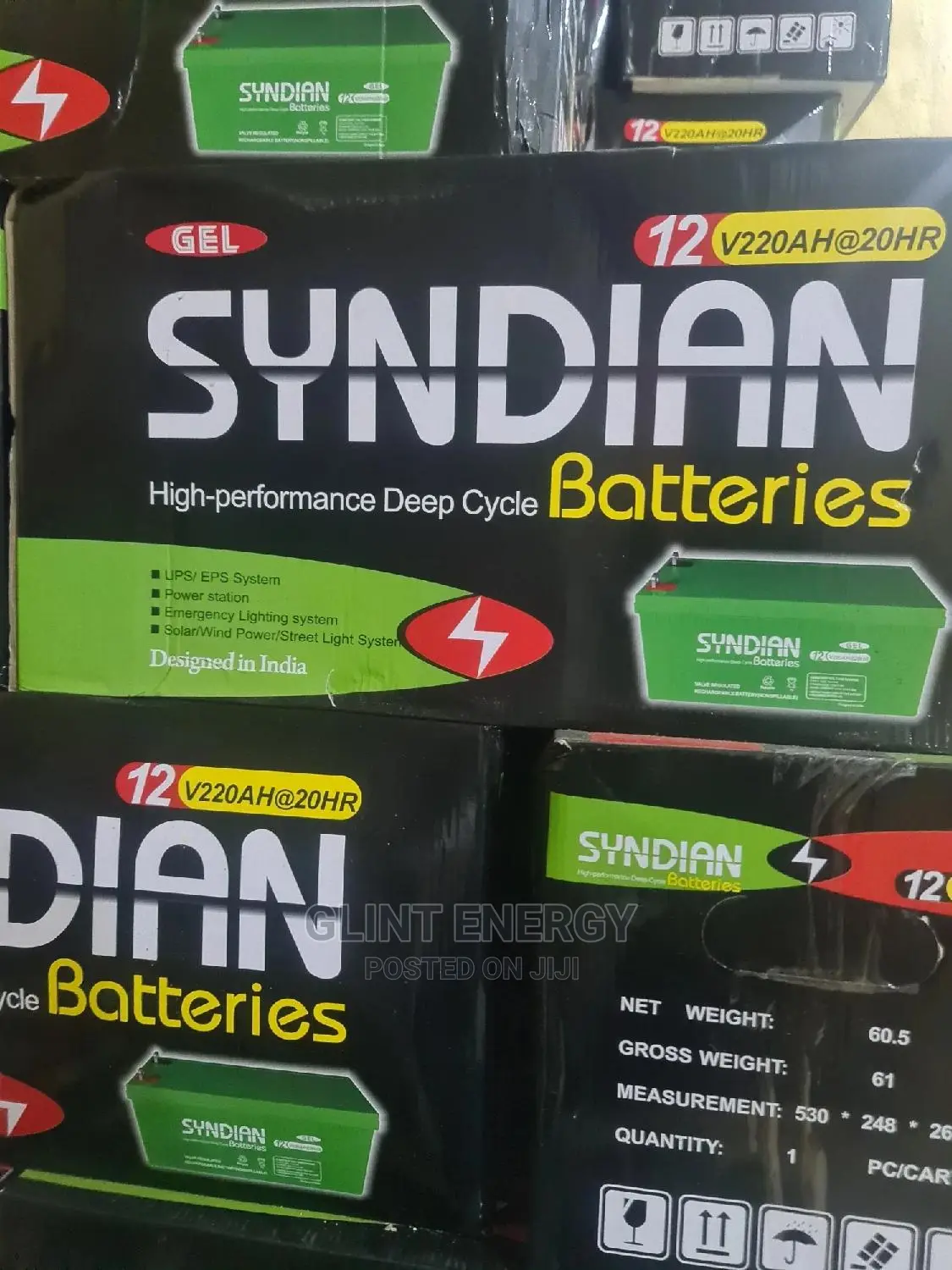 220ah 12v Syndian Gel Battery