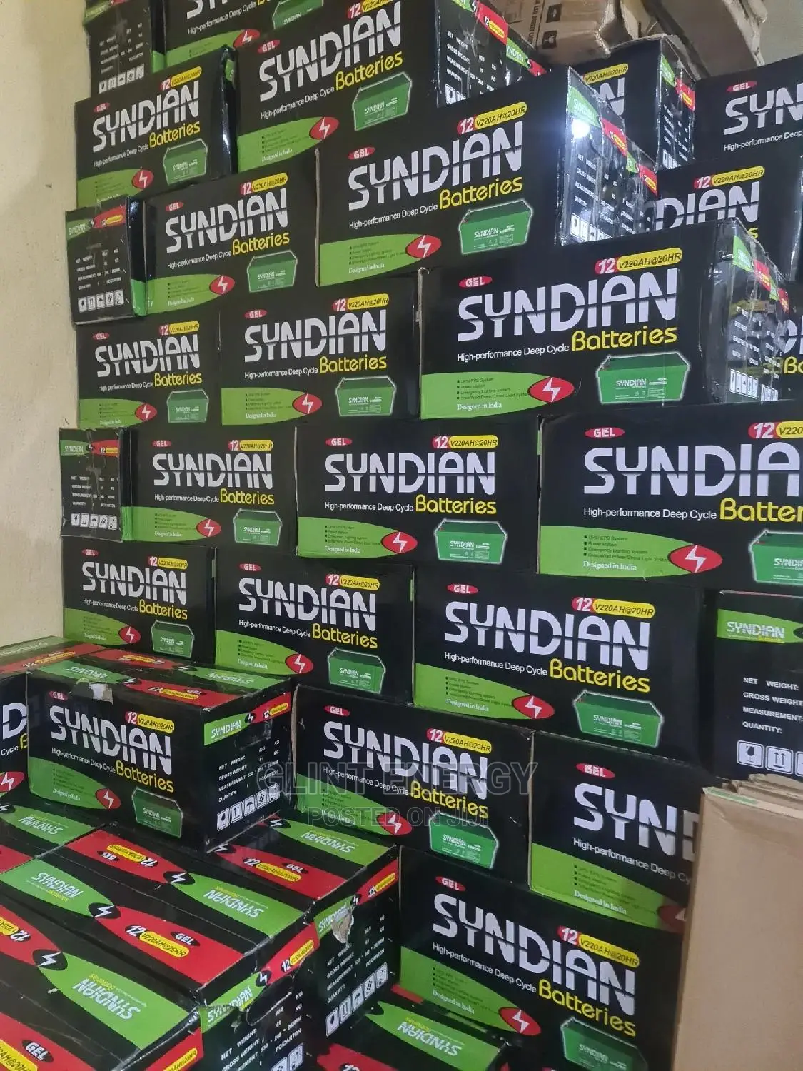 220ah 12v Syndian Gel Battery