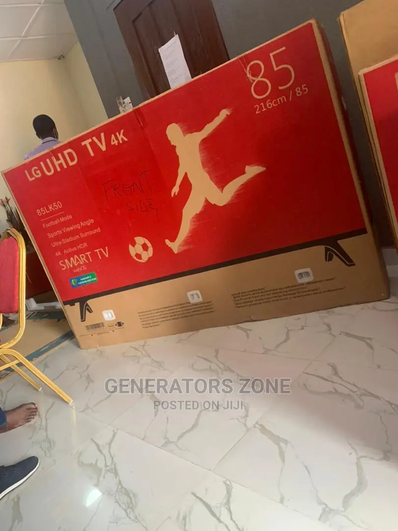 New LG 85'' Inch Smart Uhd TV TWO YEARS WARRANTY