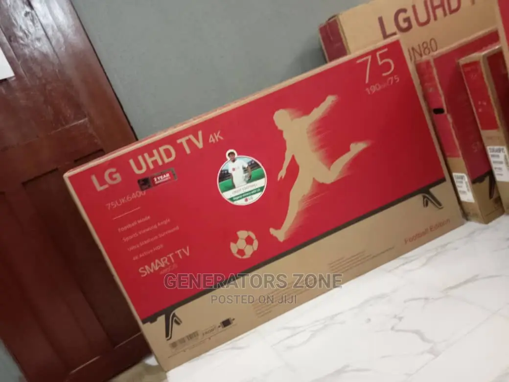 LG 75" Smart TV With Netflix, Youtube, Facebook Uhd/