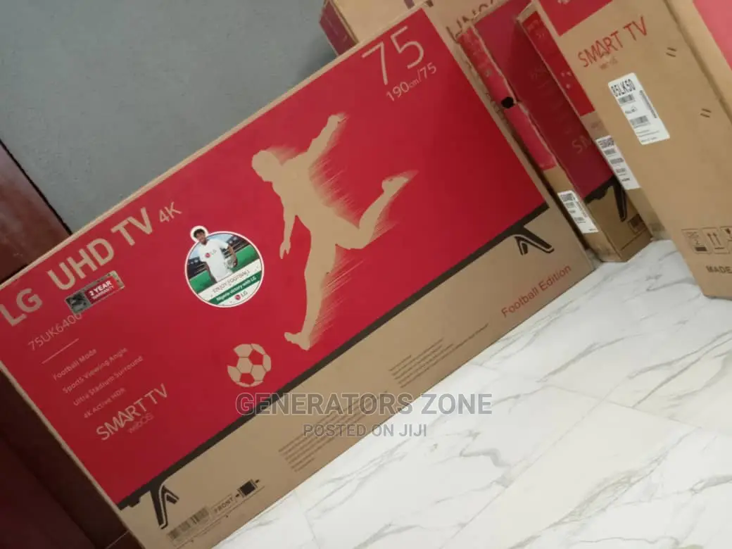 LG 75" Smart Uhd/ TV (2yrs Warranty) With Netflix