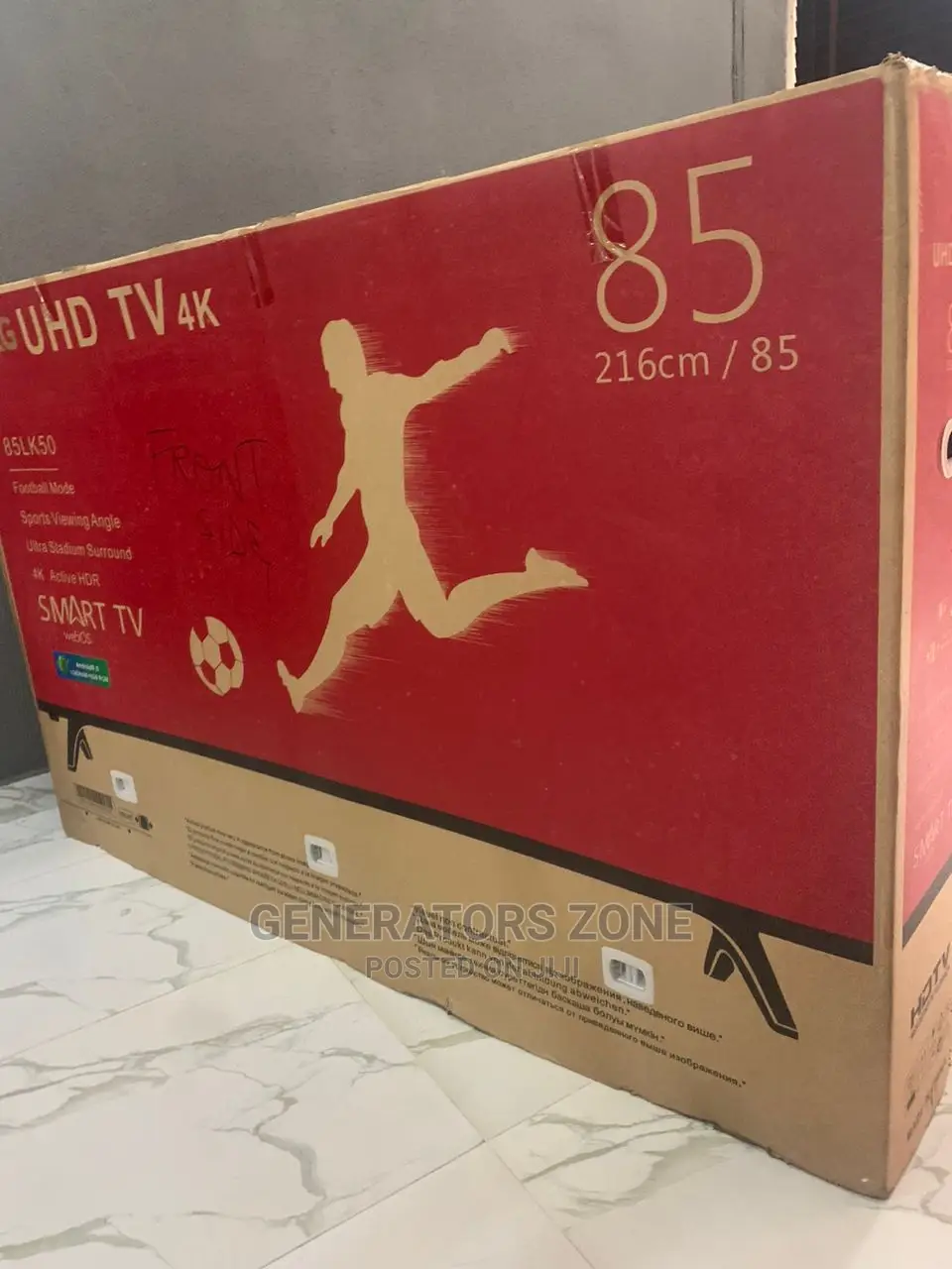 Lg 85'' Smart Uhd Tv With Two Years Warranty
