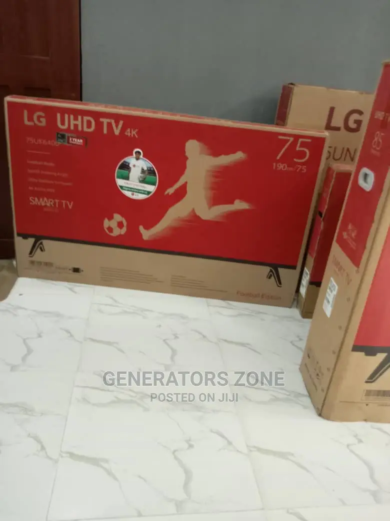 Uhd 75" LG Smart TV With Netflix+Youtube+Facebook