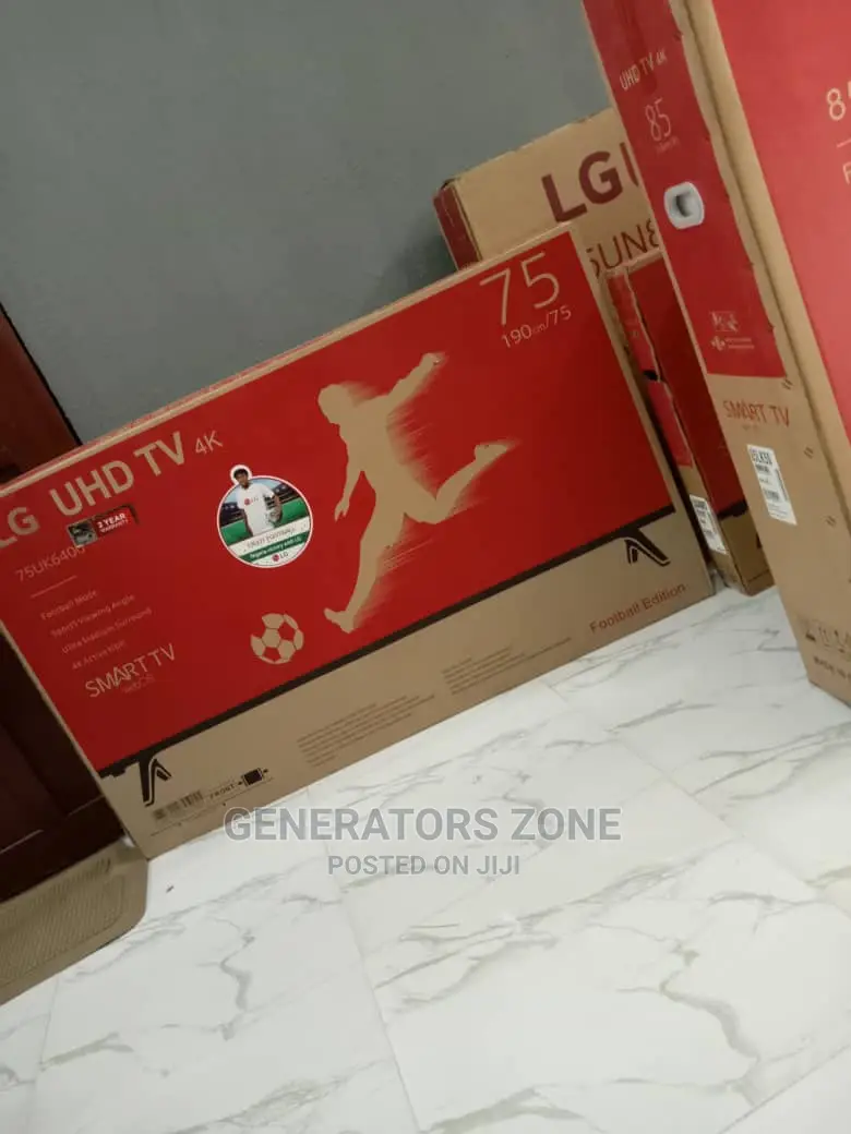 Uhd 75" LG Smart TV With Netflix+Youtube+Facebook
