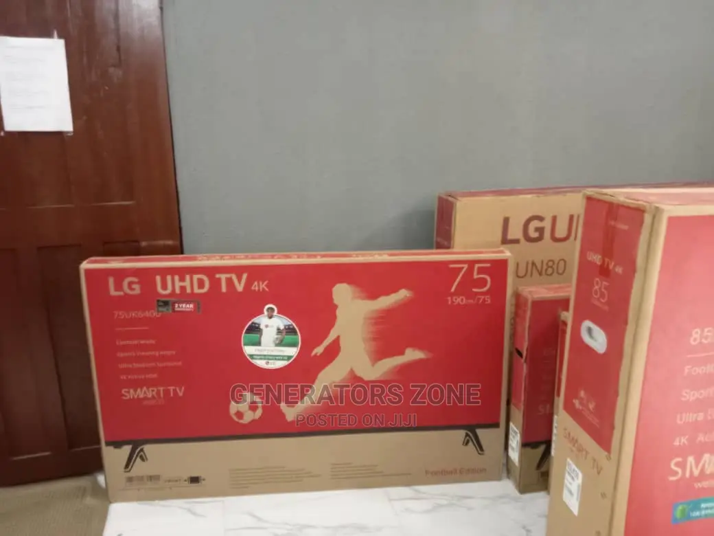 Original LG 75" Smart TV 2years Warranty With Netflix