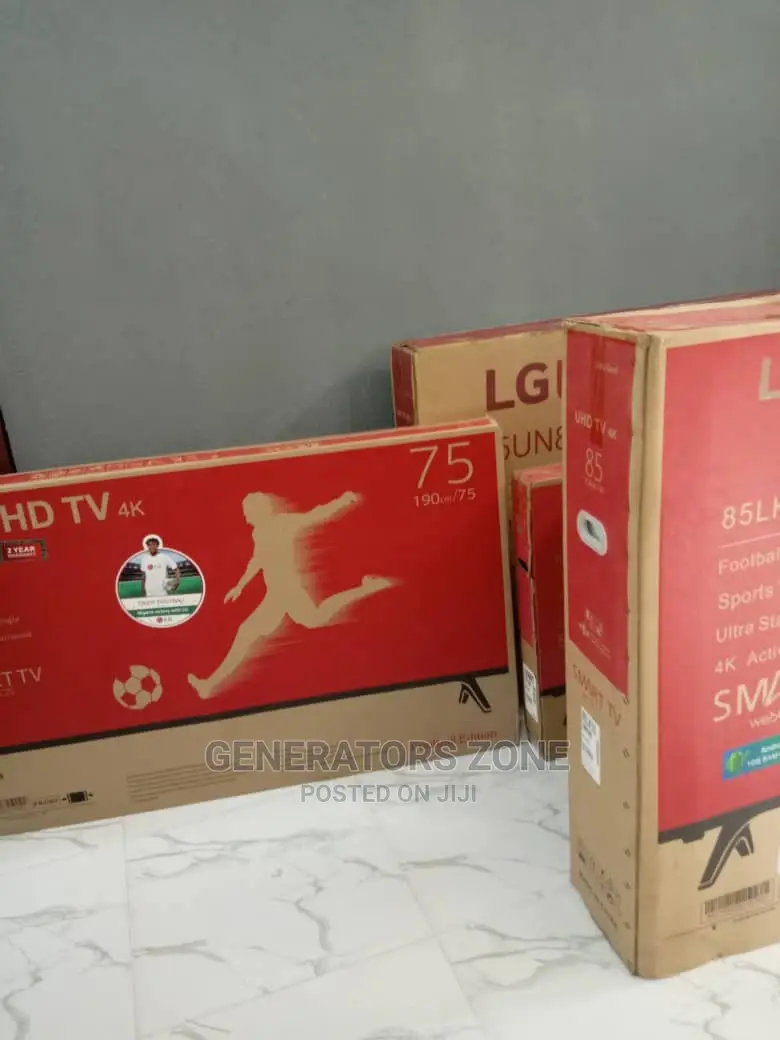 Original LG 75" Smart TV 2years Warranty With Netflix