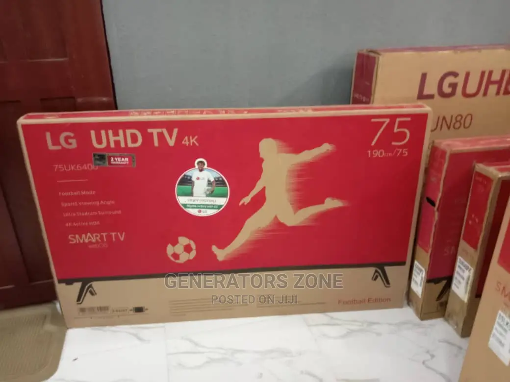 Original LG 75" Uhd Smart TV 1yrs Warranty