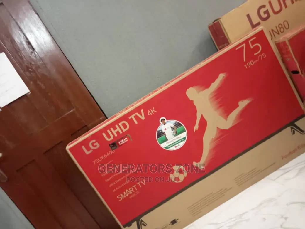 LG Smart 75" Uhd/ TV With 2yrs Warranty+Netflix, Youtube
